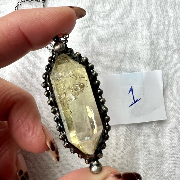 * NEW STOCK! * DT Citrine Chakra Clearing Necklace Pendant - Picture 4 of 16